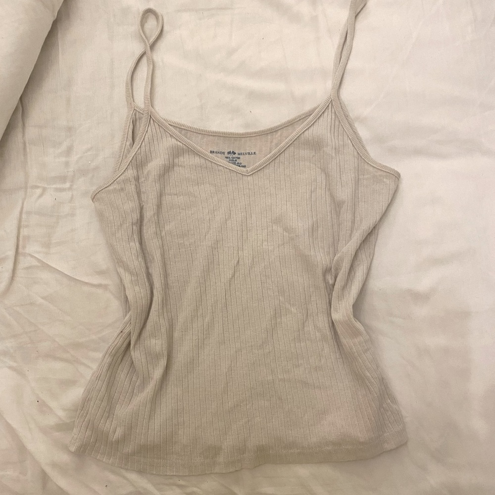 Grey Brandy Melville top